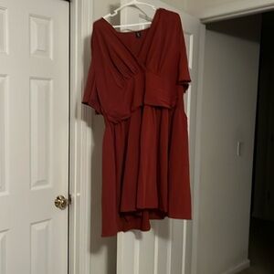 Burnt brown dress
